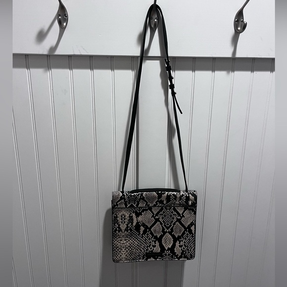 BCBGMAXAZRIA Snake Skin Pattern Leather Purse - Picture 1 of 6